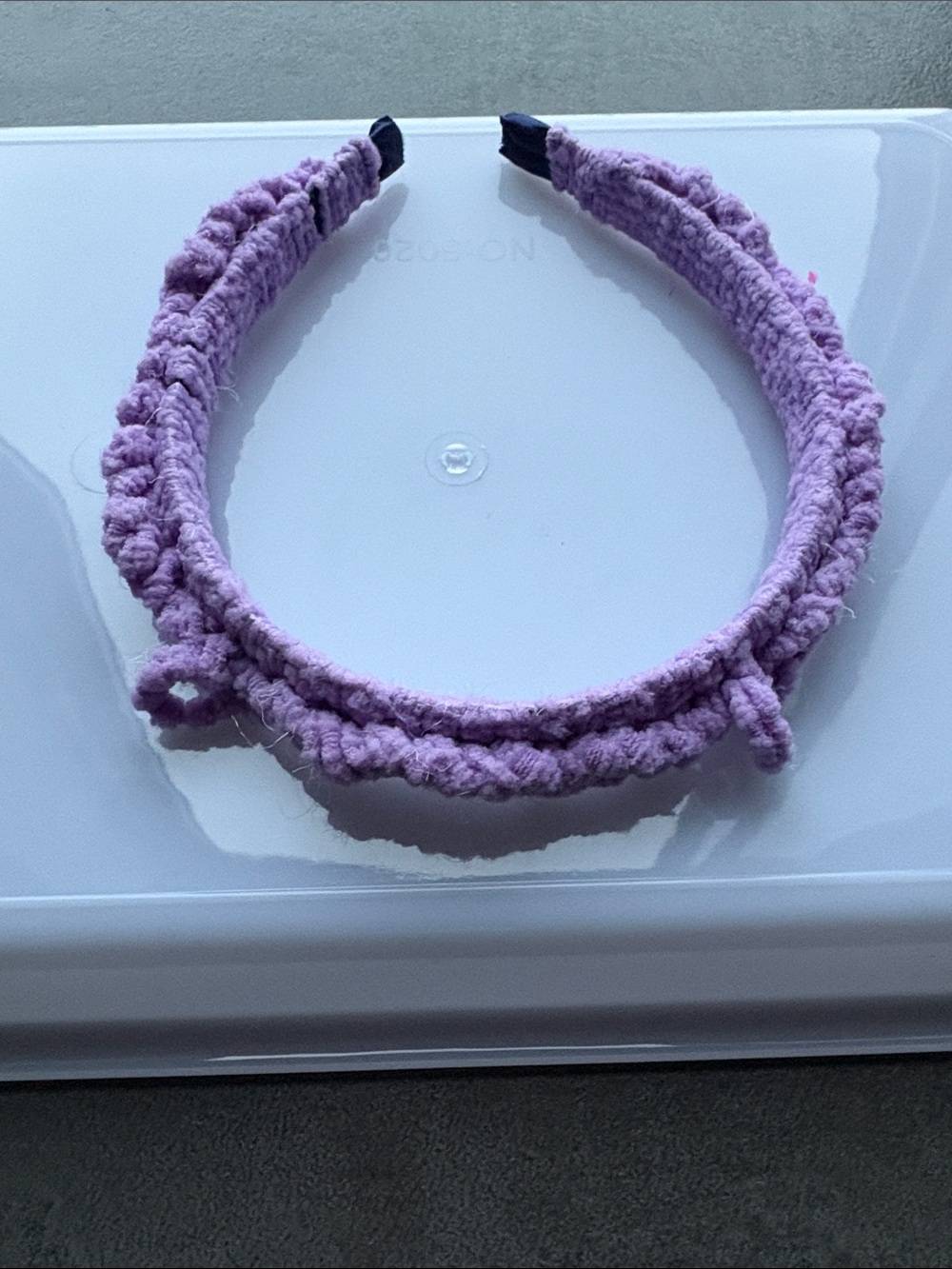 Handmade Lavender Crochet Headband